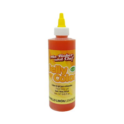 JELLY COLOR AMARILLO LIMON BAKER 250ML