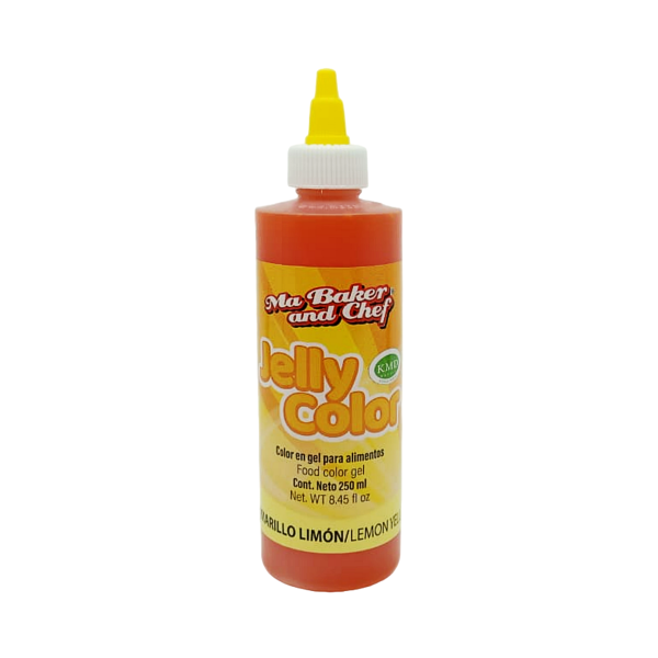 JELLY COLOR AMARILLO LIMON BAKER 250ML