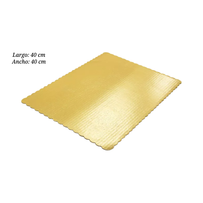 BASE PASTEL 40X40 DORADA