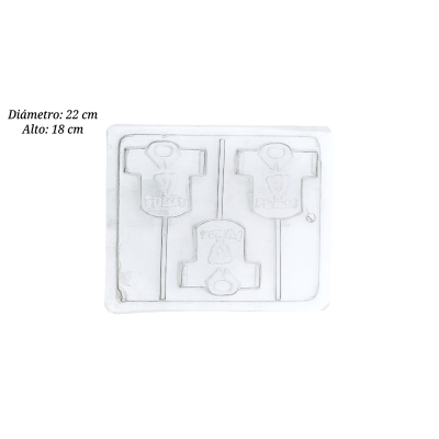 MOLDE PALETA CHOCOLATE DELGADO