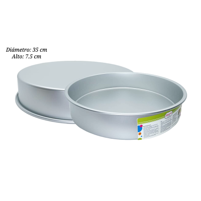 MOLDE ALUM REDONDO 35X7.5CM 4-1313