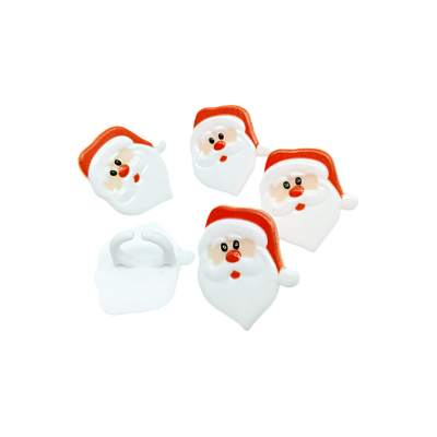 ANILLO DECO PLAST SANTA CLAUS 72PZ 38823