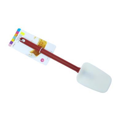 ESPATULA/MISERABLE CUCHARA SILICON MGO ROJO 40CM TOL000994
