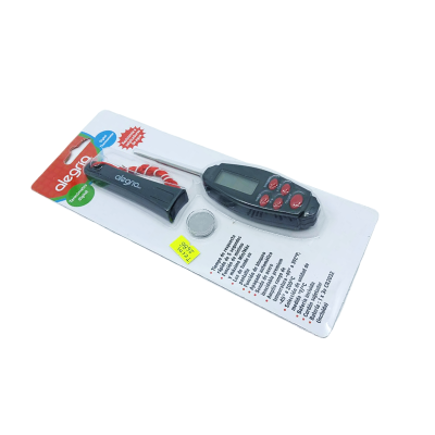 TERMOMETRO DIGITAL NEGRO/ROJO -45 A 200 C 4-2655