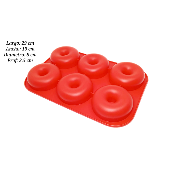 MOLDE DE SILICON DONA 8X2.5CM 6 CAVIDADES