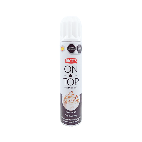 CREMA BATIDA ON TOP AEROSOL RICHS 12X500GR