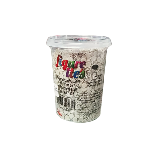 FIGURETTES CONFETTI SILVER NUM 2 B03056