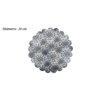 BASE CARTON REDONDA 20CM TELARANA FA