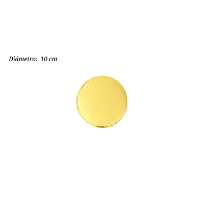 BASE DORADA 10CM CARTON PASTELOSO