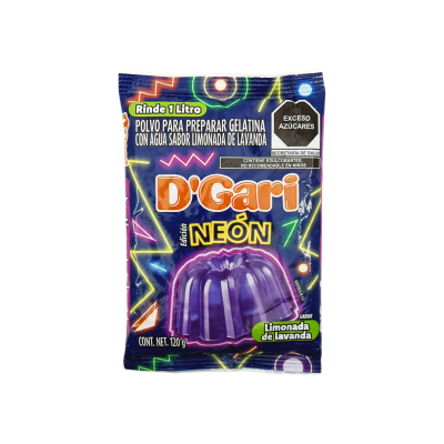 GELATINA LIMONADA LAVANDA NEON 50/120G