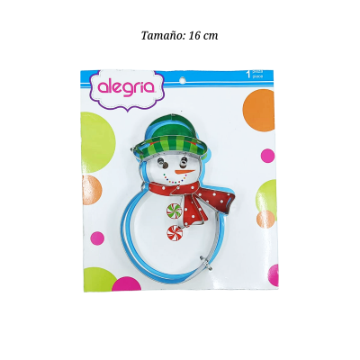 CORTADOR GALLETA MUÑECO DE NIEVE 4-1593