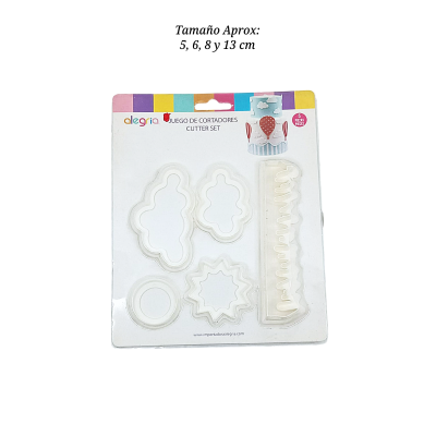 JGO CORTADOR PLASTICO NUBE SOL ARBUSTO 5PZ TOL000969