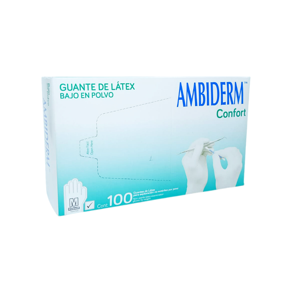 GUANTE DE LATEX 100PZ