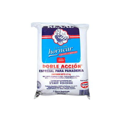 POLVO PARA HORNEAR DOBLE ACCION REXAL 4X4.5KG