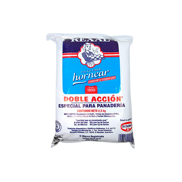 POLVO PARA HORNEAR DOBLE ACCION REXAL 4X4.5KG