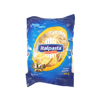 SOPA ITALPASTA FIDEO GRUESO 20X180GR