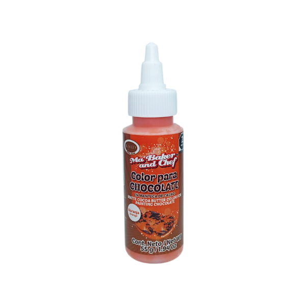 COLOR NARANJA CHOCO BAKER 55GR