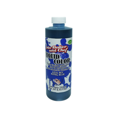 LIQUIDO COLOR MATE AZUL REY 250ML BAKER