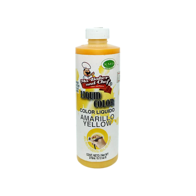 LIQUIDO COLOR METALICO AMARILLO 250ML BAKER