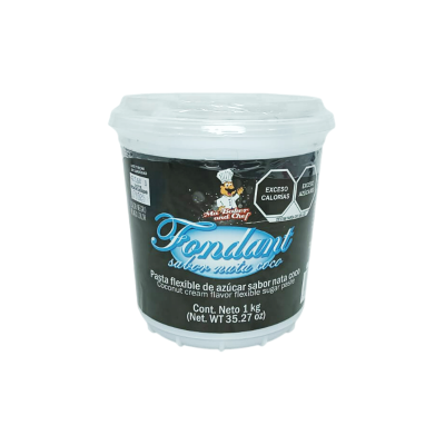 FONDANT NEGRO BAKER 1KG