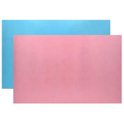 BASE PASTEL 35X25CM ROSA AZUL 5PZ COT000711