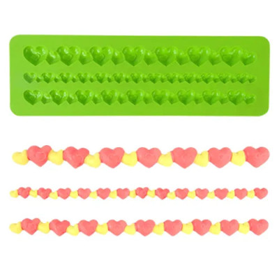 MOLDE SILICON COLLAR CORAZONES 4-2457 MOLDE SILICON COLLAR CORAZONES 4-2457