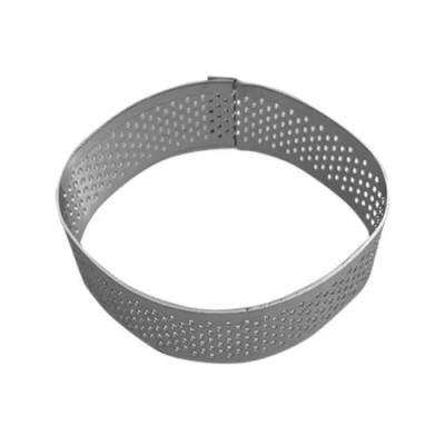 ARO AINOX PERFO P/TARTA OVAL 10X5CM TOL000990