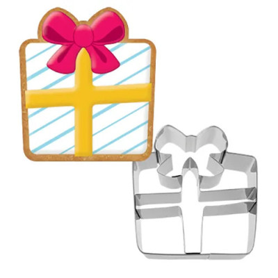 CORTADOR DE GALLETA CAJA DE REGALO AINOX