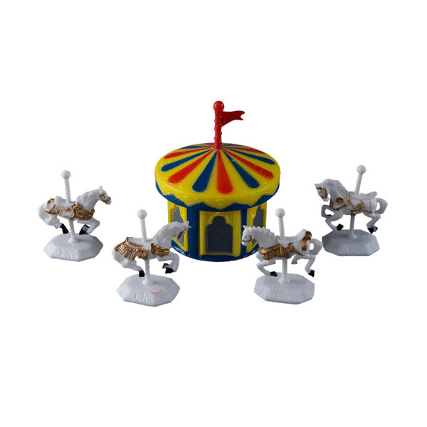 CARRUSEL C/CABALLITOS AMARILLO  80-303