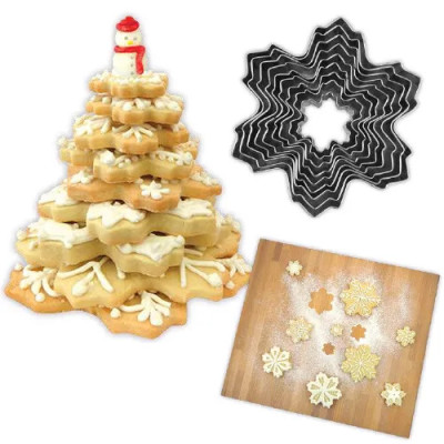 JUEGO AINOX COPOS NIEVE 9 PZ 4-2808