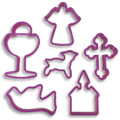 JGO CORT PLAST COMUNION 6PZ 5-5330