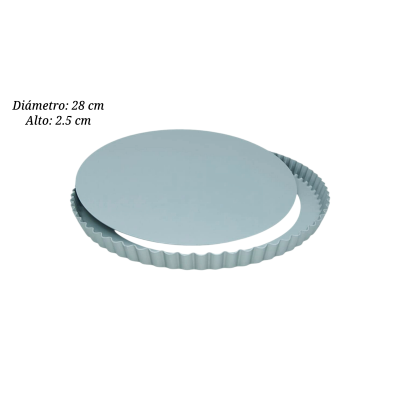 MOLDE PAN000163 ALUM TARTA 28X2.5 CM DESMONTABLE