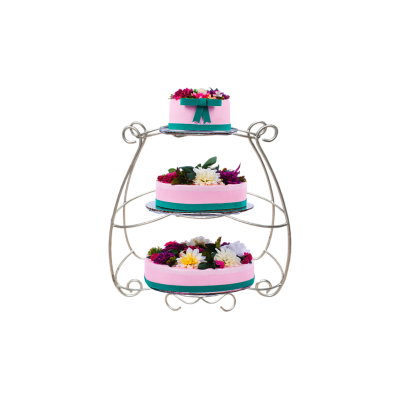 BASE P/ PASTEL JARDINERA CON 3 BASES