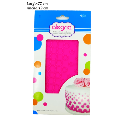 MOLDE SILICON BURBUJAS 18X10CM 4-2153