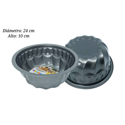MOLDE AA BUNDT 24X10CM TOL001141 MOLDE AA BUNDT 24X10CM TOL001141