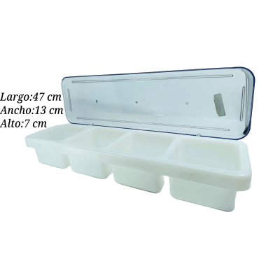 CADDY P/BAR 4 COMPARTIMENTOS BC-4P