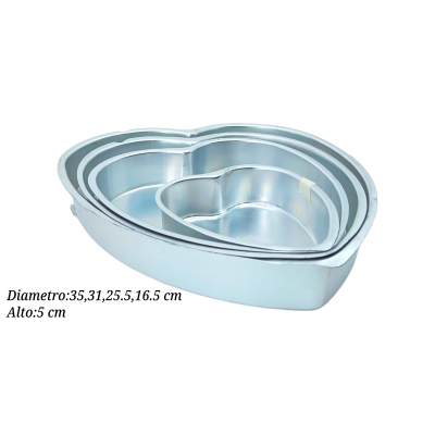 JGO DE MOLDES CORAZONES (M2105-606)