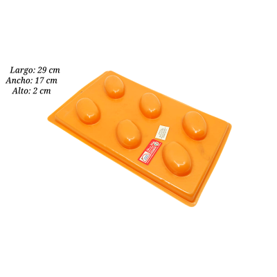 MOLDE SILICON NARANJA INTERMEX