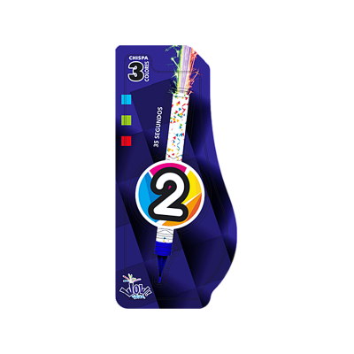 VELA N. 2 LUMINOSA BLISTER WOW