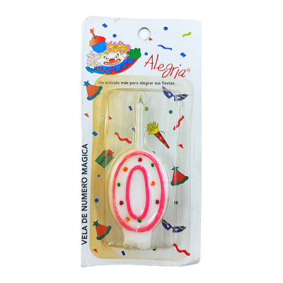 VELA NO.0 MINI MAGICA ROSA 60533/0