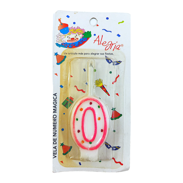 VELA NO.0 MINI MAGICA ROSA 60533/0