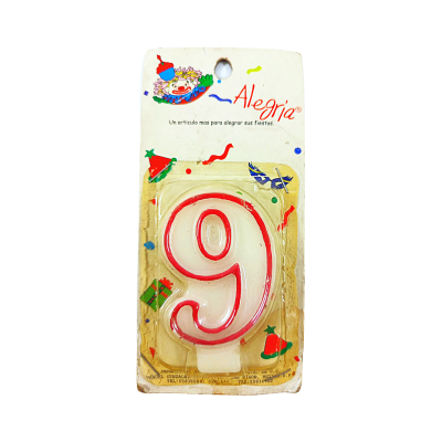 VELITAS ALEGRIA NO 9 ROJO 24PZ