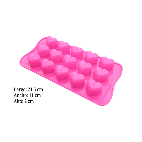 MOLDE SILICON P/CHOCO CORAZON 5-5314