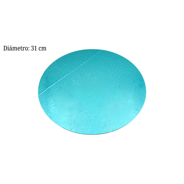 BASE MADERA C/HOLOGRAMA AZUL 30 CM 84970
