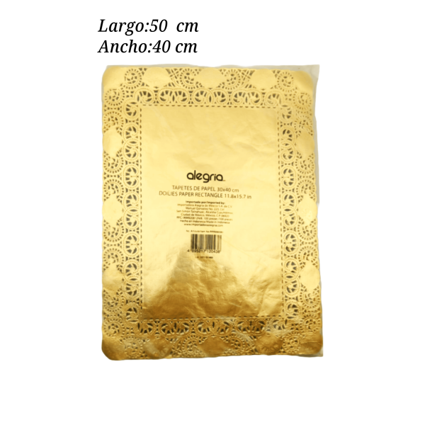 BLONDA REC 40X50 DORADA PPR000576 100PZ