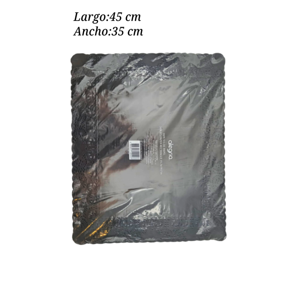 BLONDA REC 35X45 NEGRO PPR000558 100PZ