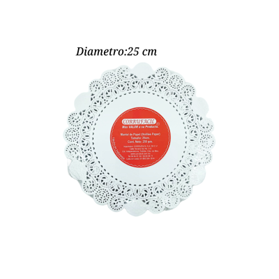 BLONDA REDONDA N25 8X250