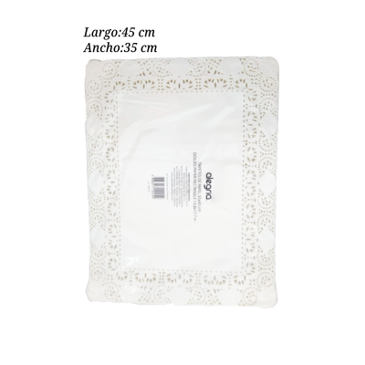 BLONDA REC 35X45 BLANCA PPR000541 100PZ