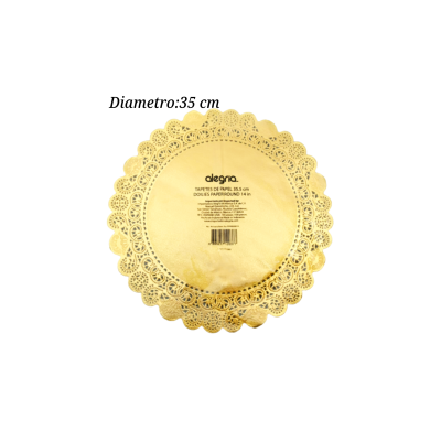 BLONDA RED 35CM DORADA PPR000574 100PZ