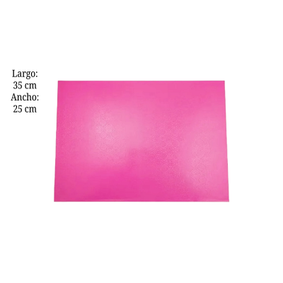 BASE RECT GRUESA ROSA 25*35CM COT000541